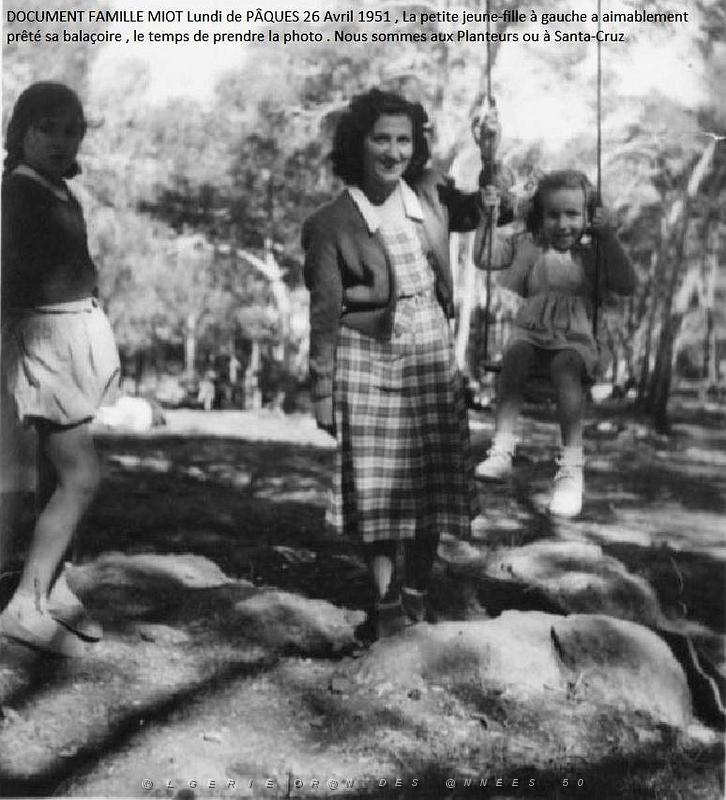 Oran- SDV- 5036- 1951 04 26 PAQUES A SANTA CRUZ ou AUX PLANTEURS. 2.JPG